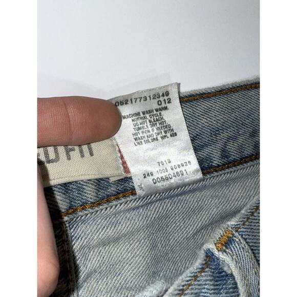 Vtg Levis 550 Jeans Men 34x30 Blue Light Wash Relaxed Fit Y2K Red Tab 2000 0351 - Picture 11 of 11